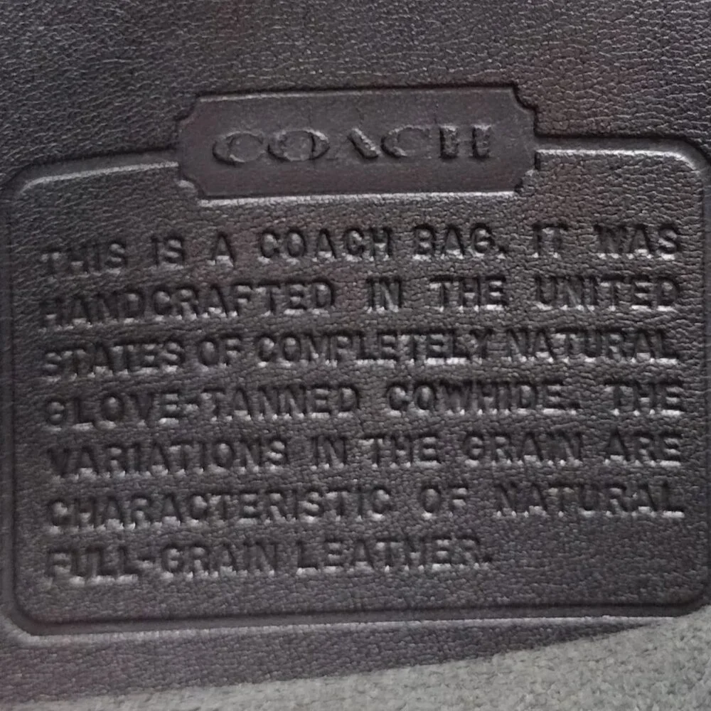 Vintage Coach Black Style 9935 Style /Hadley Zip Top zipper closure/Front PKT - Picture 3 of 16